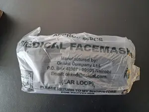 3 Ply Face Mask (Black Disposable)