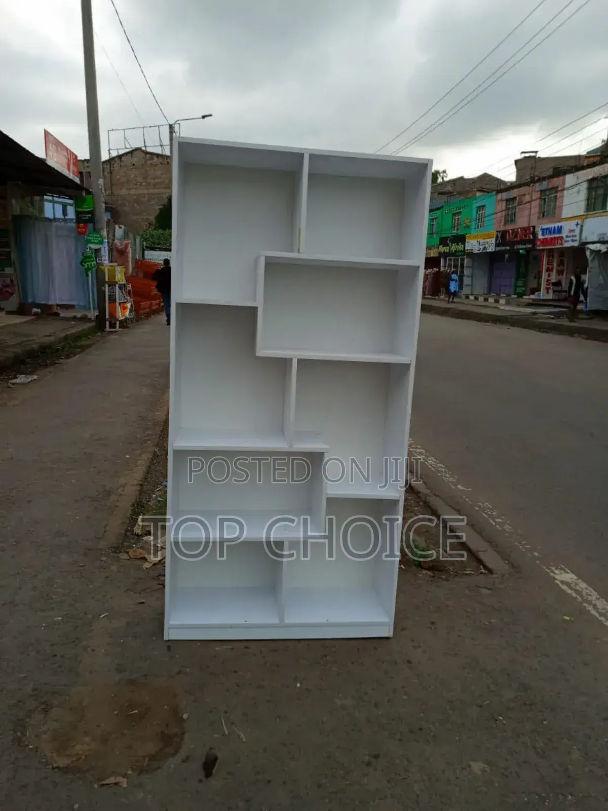 White, Bookshelves