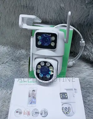 Icsee Security Double Lens Double Screen Wifi Supported PTZ