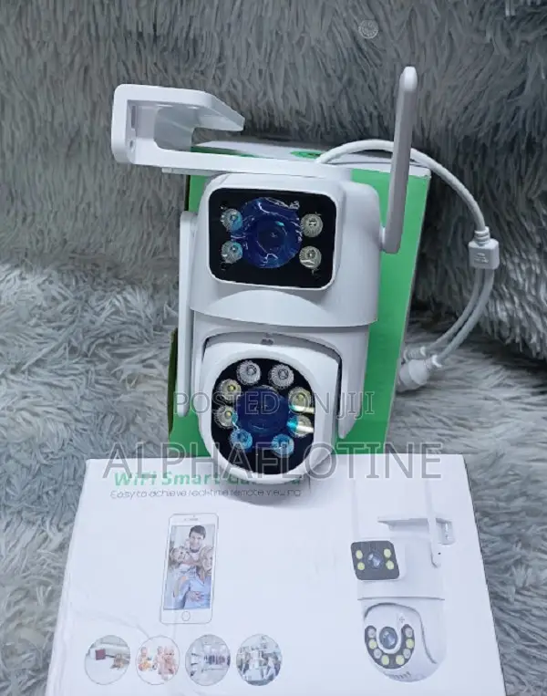 Icsee Security Double Lens Double Screen Wifi Supported PTZ