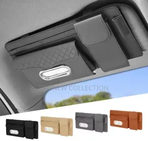 Multifunctional Car Sun Visor Organizer Storage Bag