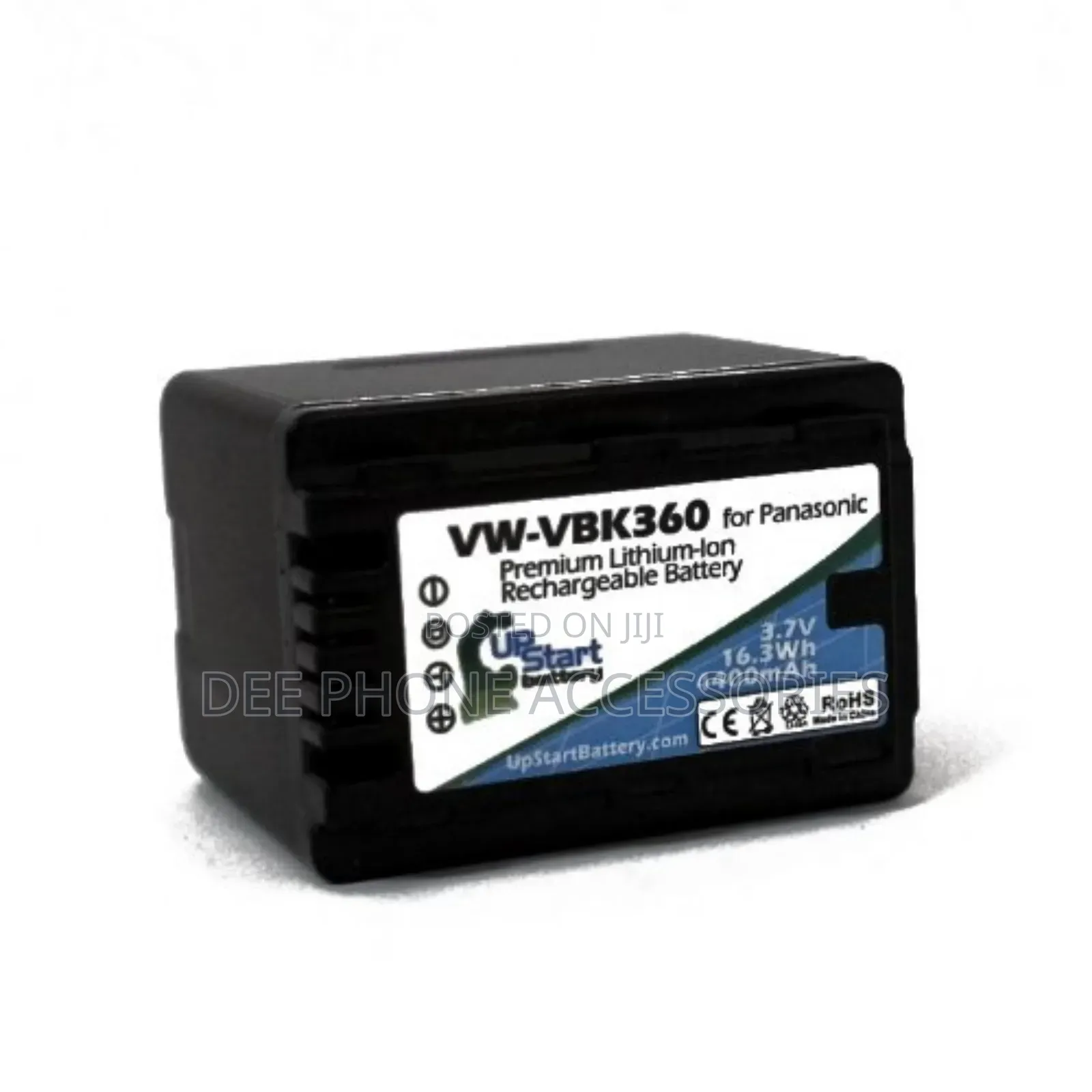 Panasonic Vw Vbk360 Digital Camera Battery