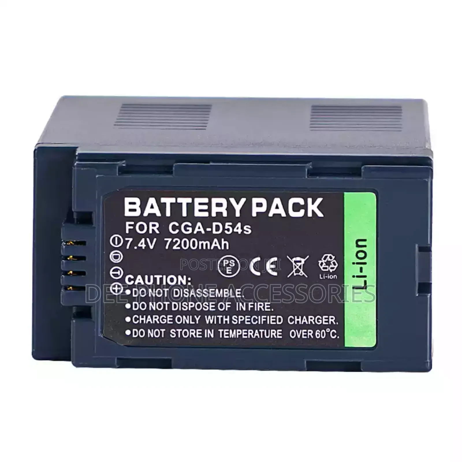 New Battery for Panasonic Cga D54s Camera