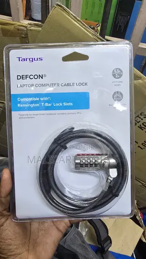 Targus Defcon Universal 3-in-1 Cable Lock Laptop Lock
