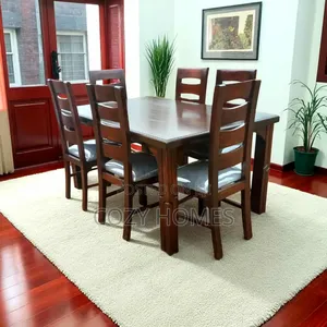 Dining Table a Welcoming All Wooden 6 Seater Dining Table