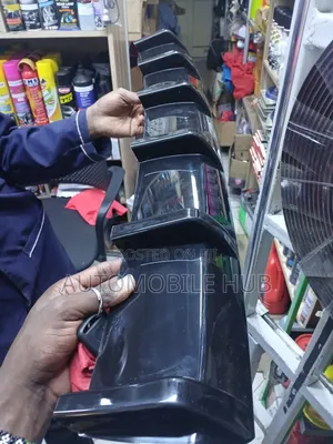 Black Bumper Diffuser- 6fin