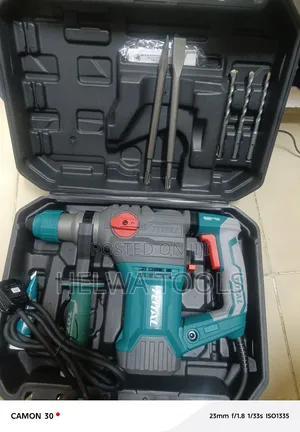Total 1500 Watts Rotary Hammer Drill and Bits