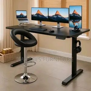 Adjustable Electric Table and Adjustable Height Chair