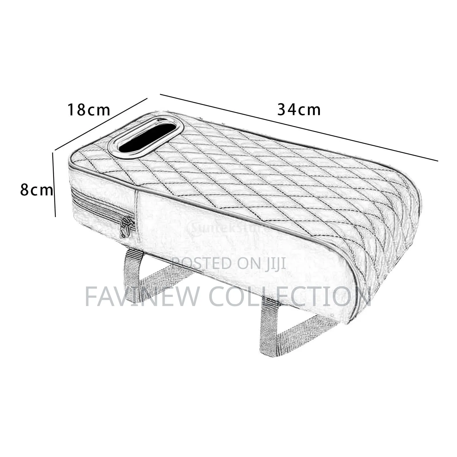 Car Armrest With Tissue Storage