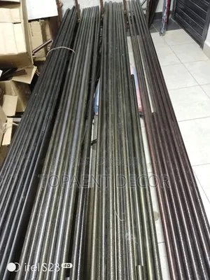 Black ,Grey, Brown and Antique Gold Powdercoated Window Rod