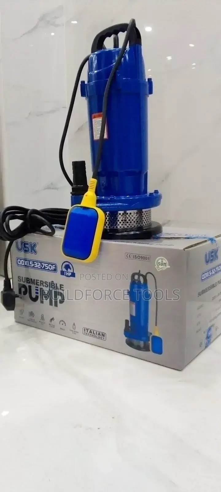 1.0hp Usk Submersible Pump With Float Switch