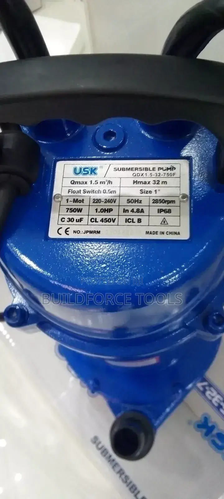 1.0hp Usk Submersible Pump With Float Switch