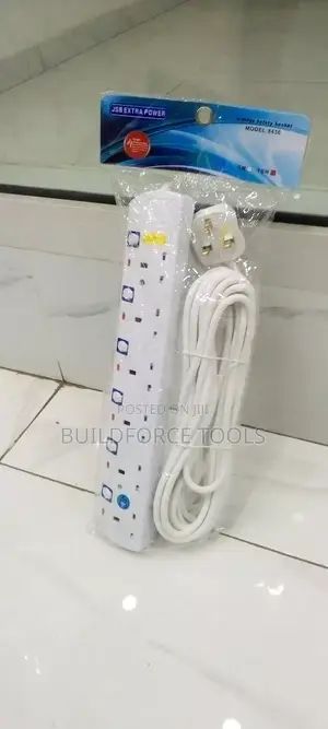 JSB 6way Extention With Surge Protector 10metres Long