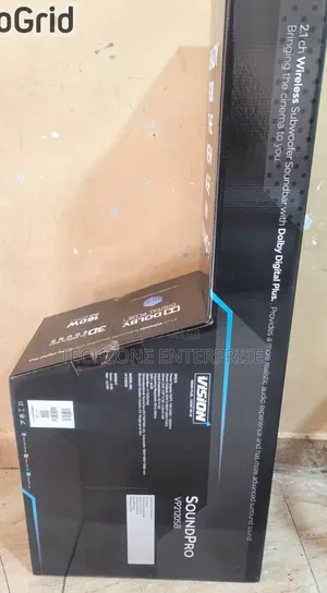 Vision Plus Vp2120sb Sound Pro Wireless 160w RMS Bass 