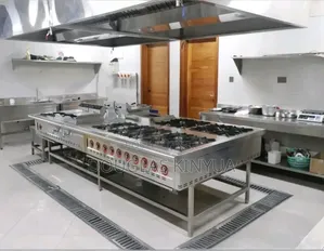 4 Units Ss Commercial Combined Cooking Unit/Cooking Range