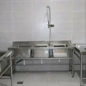Ss Commercial Triple Bowl Sink