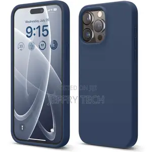 Raser iPhone 15 Pro Max Silicone Case With Microfiber Lining