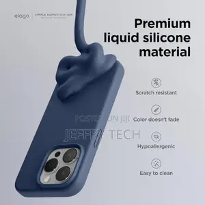 Raser iPhone 15 Pro Max Silicone Case With Microfiber Lining