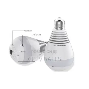 Hidden Spy Camera in Built in Bulb With Night Vision Ability