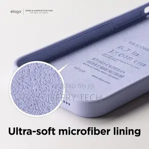 Hyut iPhone 14 Pro Max Silicone Case With Lining Cover