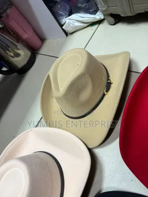 Beige, Peach Unisex Western Style Cowboy/Cowgirl Hats