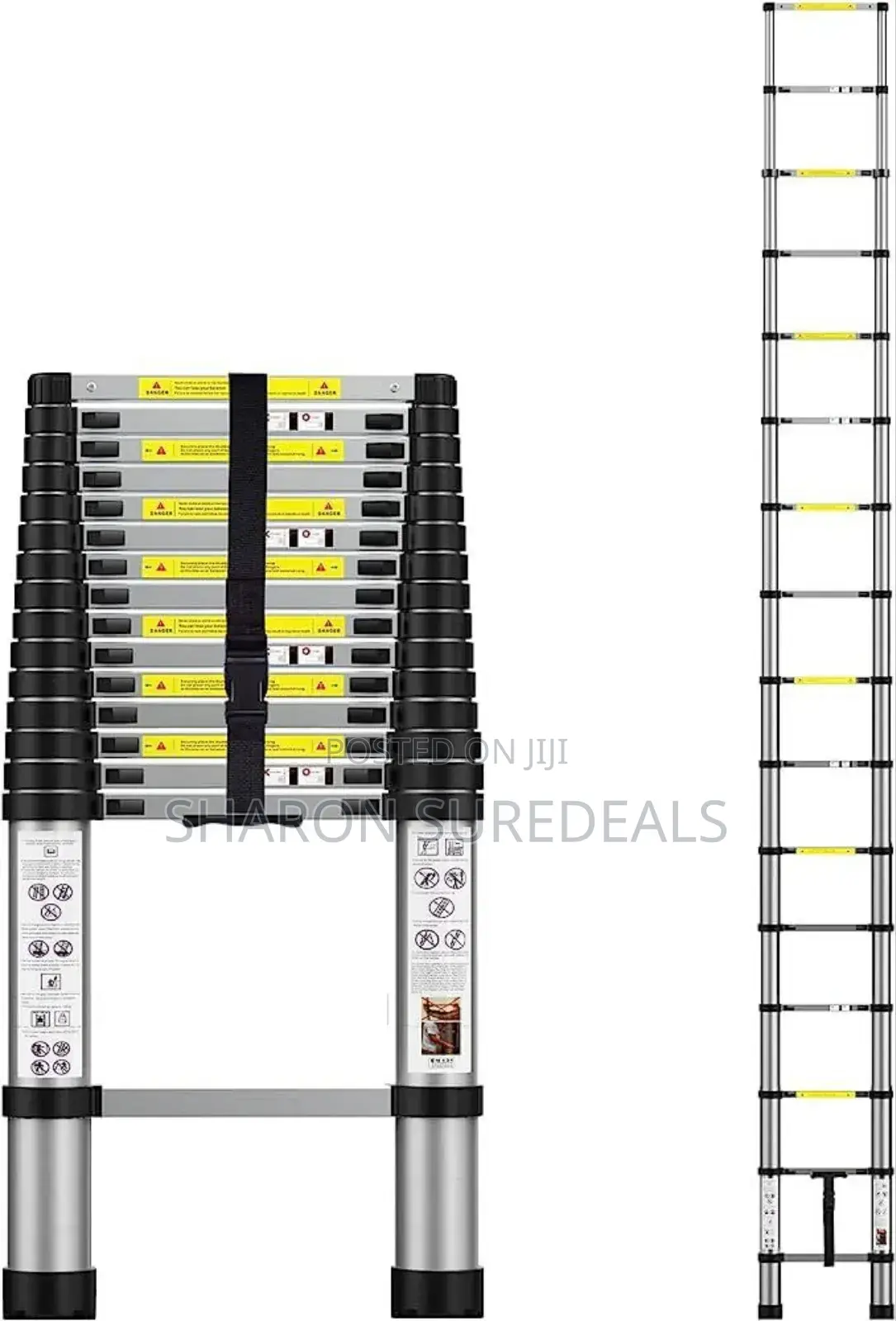 4.1m Aluminium Folding Ladder/Telescopic