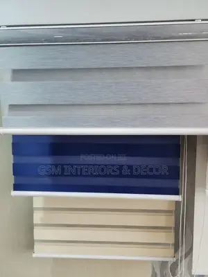 Sheer Roller Blinds in Horizontal Pattern