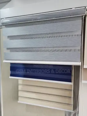 Roll Up Blinds and Curtains for Office Interior