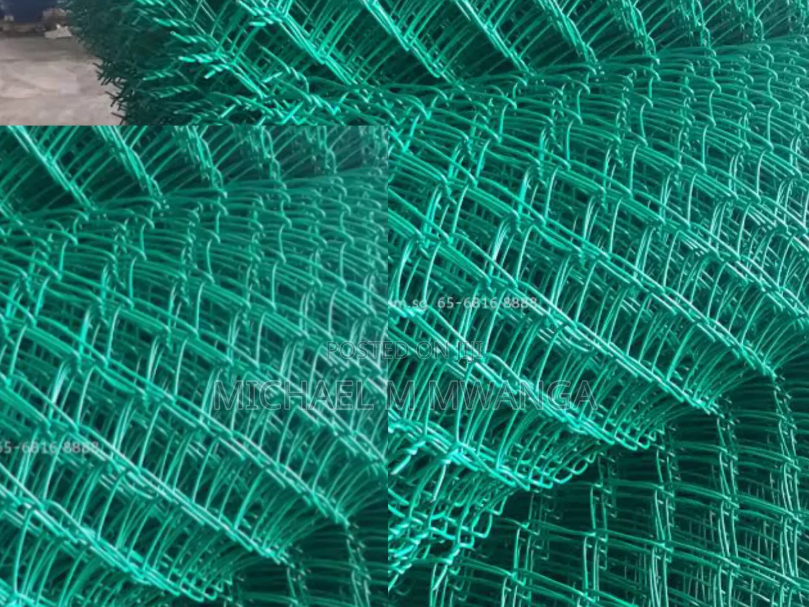 Green Chain Link 50x50, 8ft, 8g