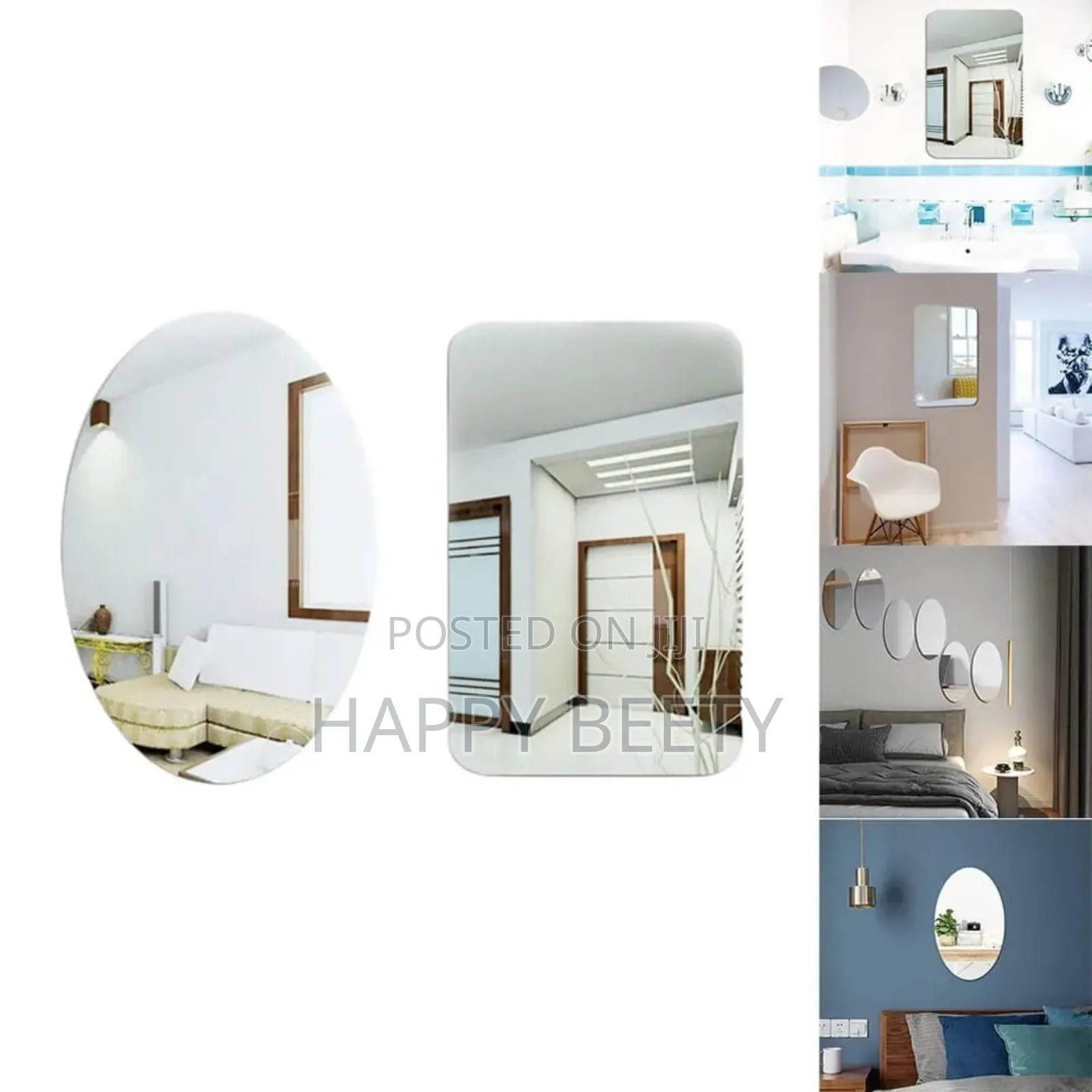 Pill and Stick Wall Mirror