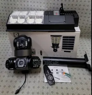 Flood Light PTZ Solar 4g With CCTV Camera