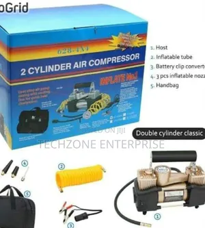 2 Cylinder Air Compressor – 628-4×4 With Alarm