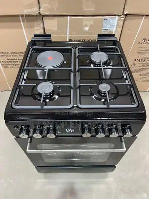 Elegance Series Black/= Authentic 60x60 Freestanding Cooker
