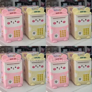 New Cartoon Finger Print Electronic Piggy Bank With Music