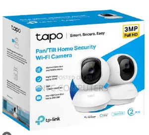 Tp-Link Pan/Tilt Home Security Wi-Fi Camera - Tl-Tapo C210