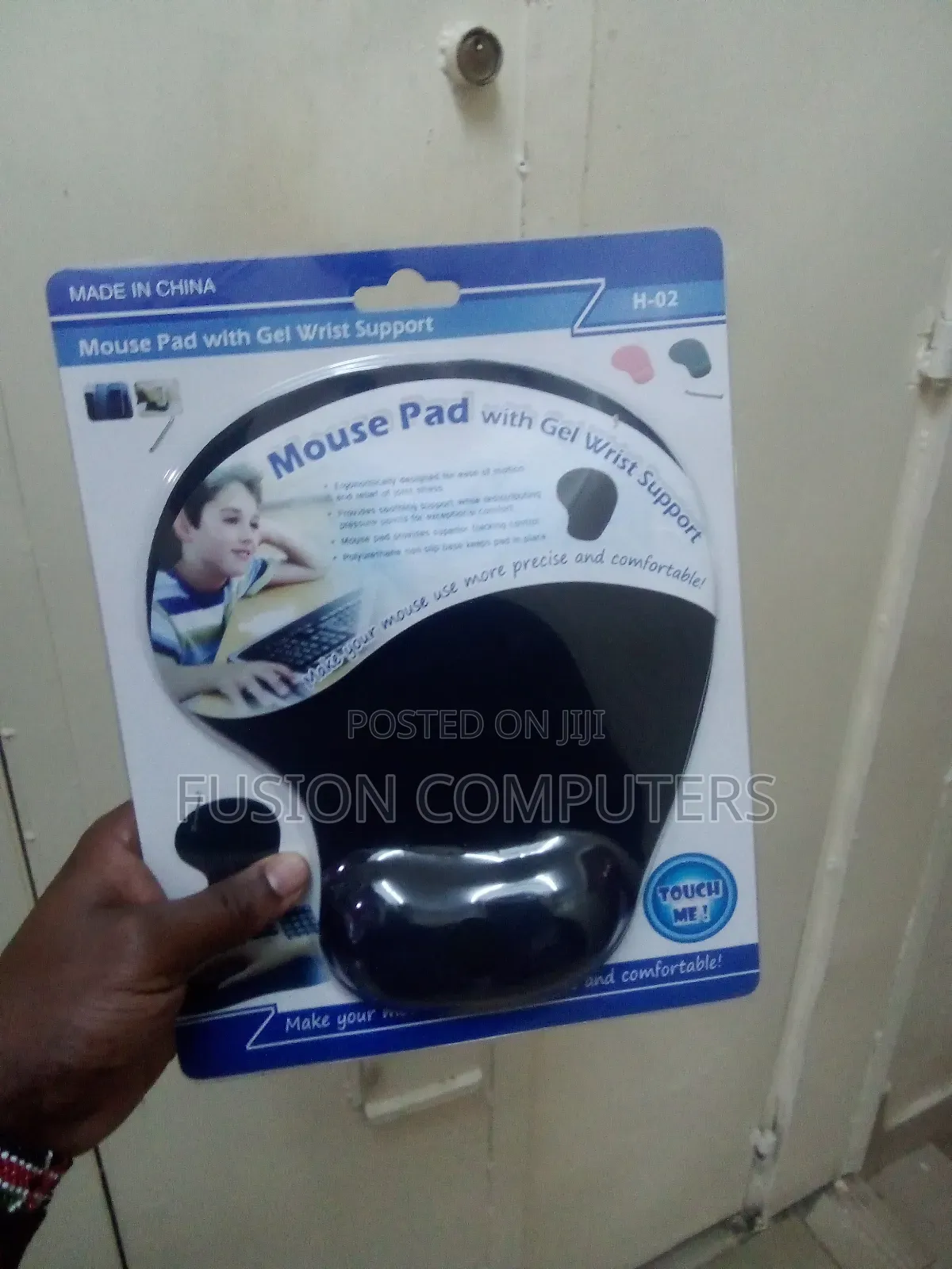 H-02 Mouse Pad With Gel Wrist Support