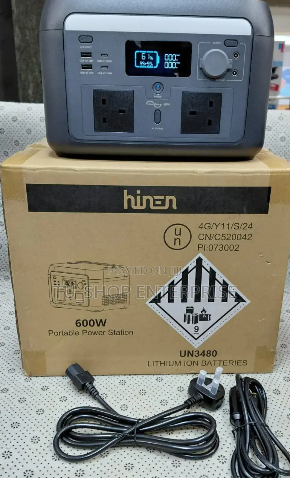Hinen 600w Portable Power Station