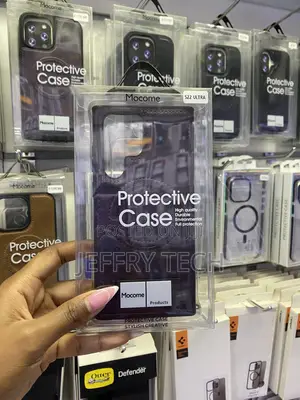 Weer Amsung Galaxy S22 Ultra Leather Stand Magsafe Case