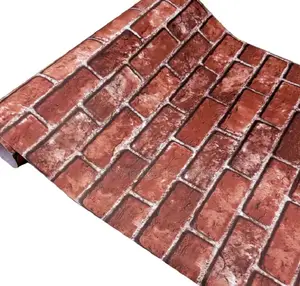 Red Brick Adhesive Wallpaper
