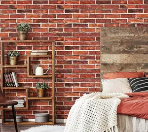 Brick Peel and Stick Wallpaper