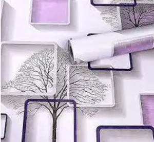Purple Self Adhesive Wallpaper