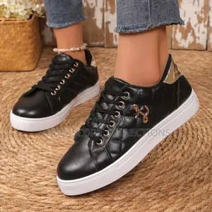 Black,White Closed Shoes
