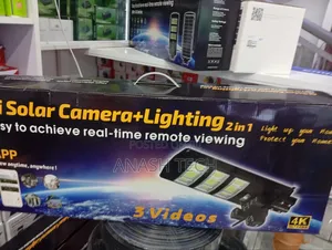 Ai 4g Solar Simcard Camera With Solar 450w Floodlight