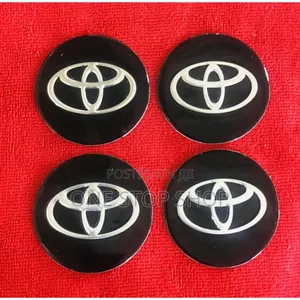 4x Toyota Wheel Hub Stickers