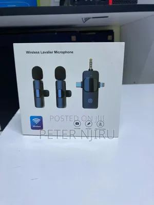 Wireless Lavalier Microphone With Auto-Noise Filtering –
