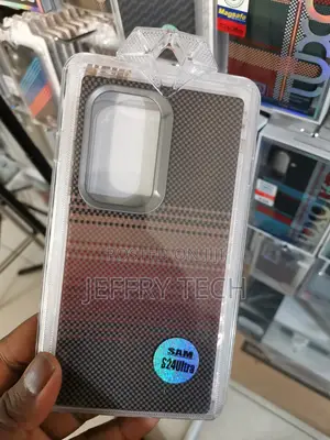 Carbon Fiber Camera Ring Case for Samsung Galaxy S24 Ultra