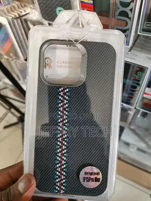 iPhone 15 Pro Max Case Cell Phone Hybrid Back Carbon Fiber