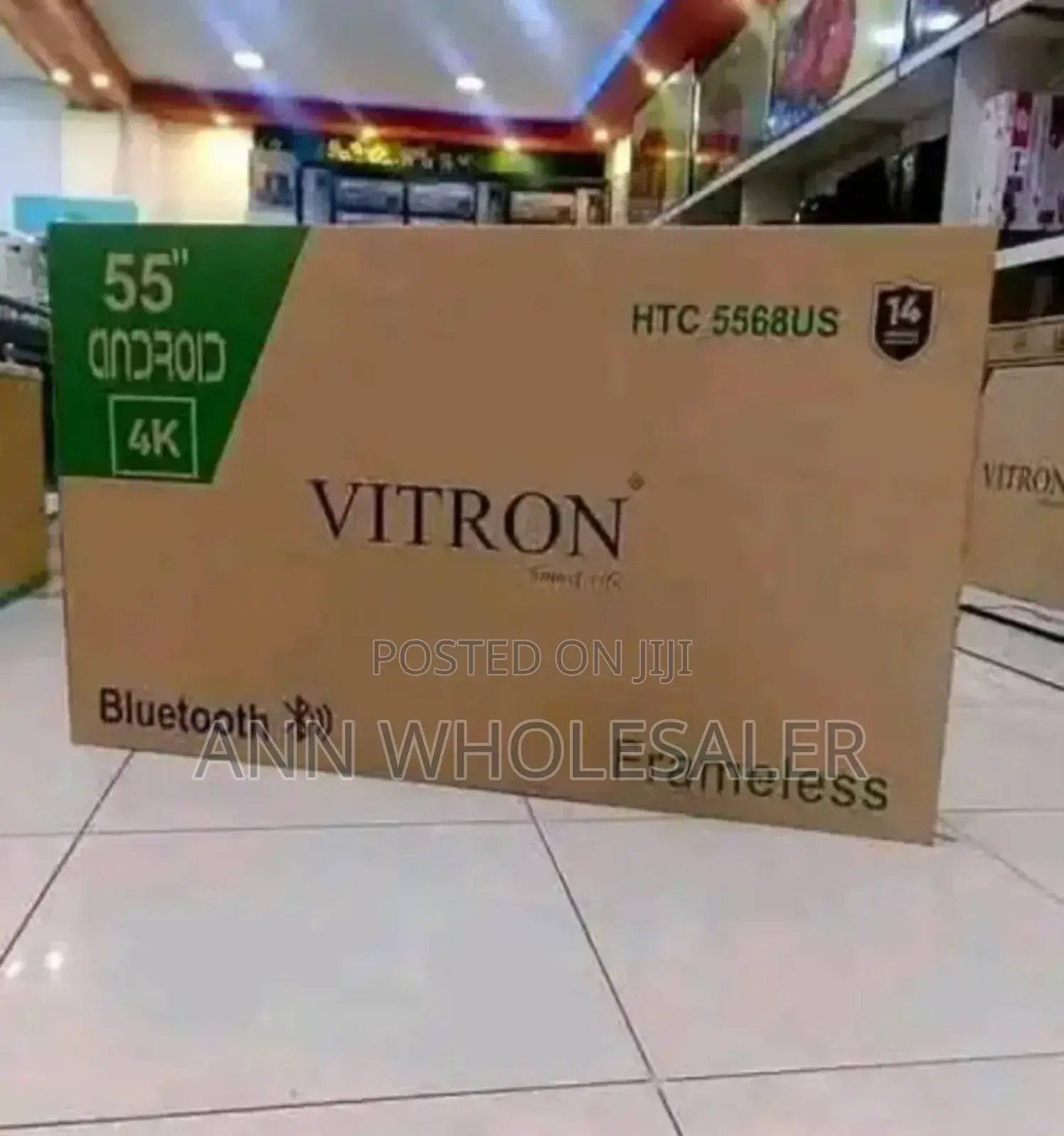 Bluetooth Enabled Vitron 55 Smart Android 4 K