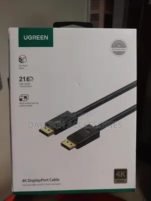 Ugreen Displayport Male to Male Cable 1.5m (Black) Ug-10245