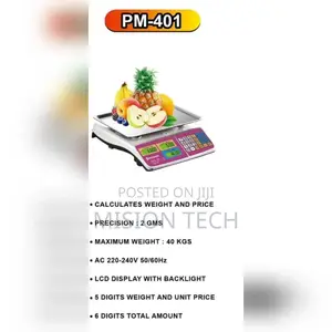 Premier Pm-401 Digital Scale 40kg